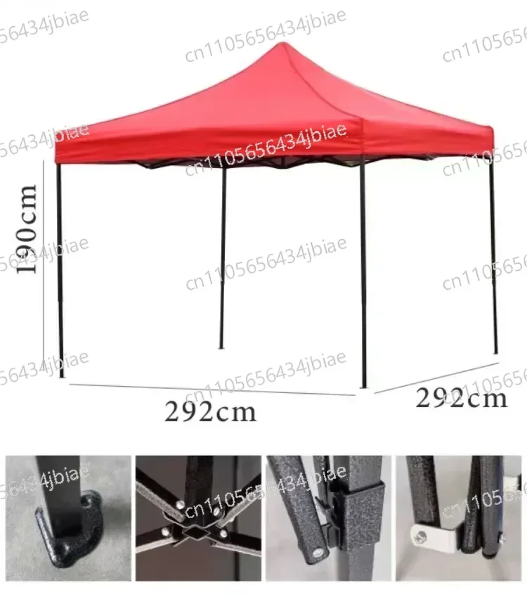 Carpa Plegable Publicitaria para Eventos, Ferias Comerciales, Fabricada en Fábrica, 2x2/3x3/3x4.5/3x6, Gazebo Automático, Toldo de Playa Extensible