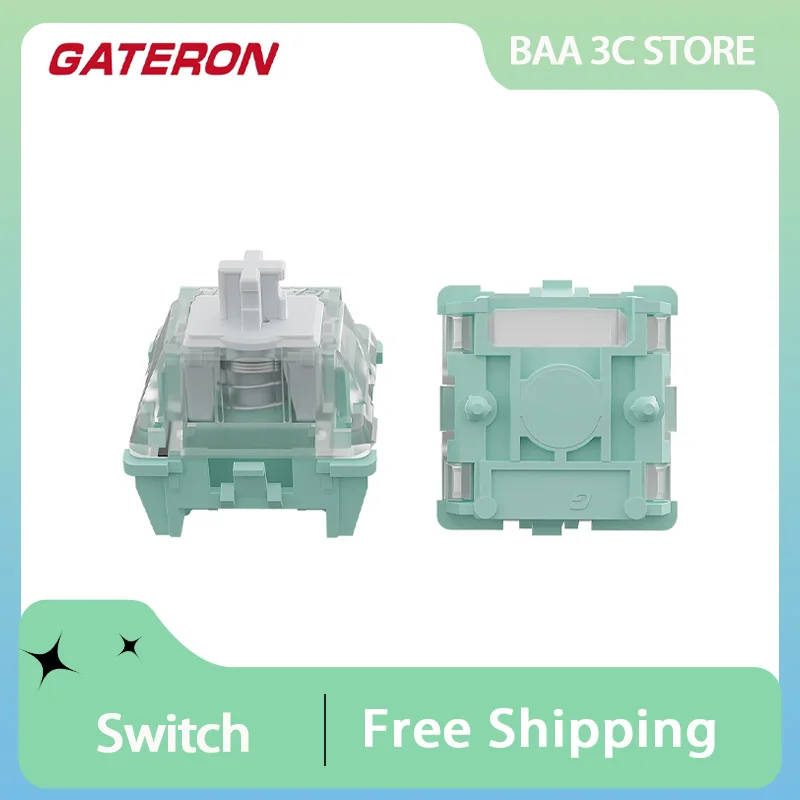 Gateron Magnetic Jade Switch for Wooting 60 He / Looting 66 V2 Customization Keyboard Axis Accessory for Gamer Offices