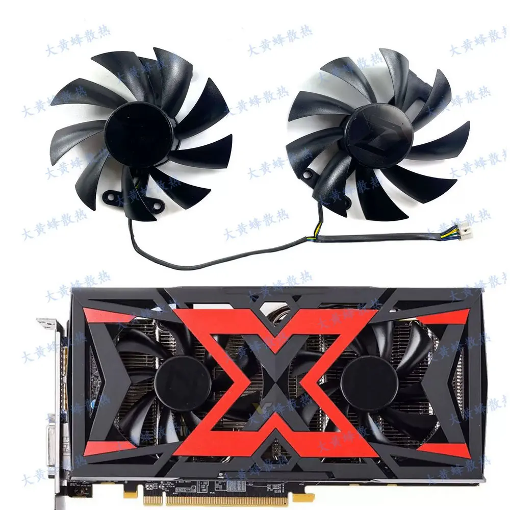 

New Cooling Fan for DATALAND RX580 X-Serial War Graphics Card PLA09215B12H
