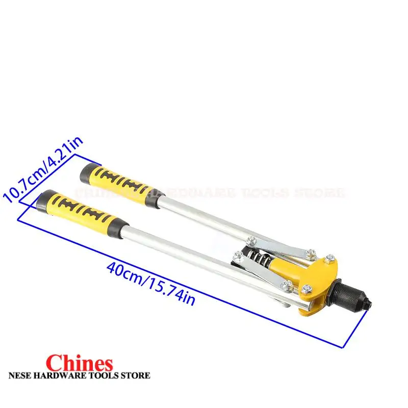 Manual Core-Pulling Rivet Gun with Double Handles: Labor-Saving for Wall and Wooden Board Fastening