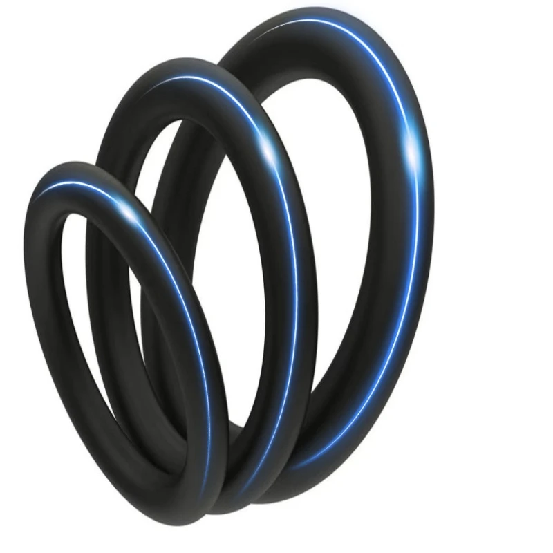 Hot Sale Silicone Triple Delay Ring, Ball Ring Foreskin Correction Ring Couple Intimate Adult Pleasure Accessory