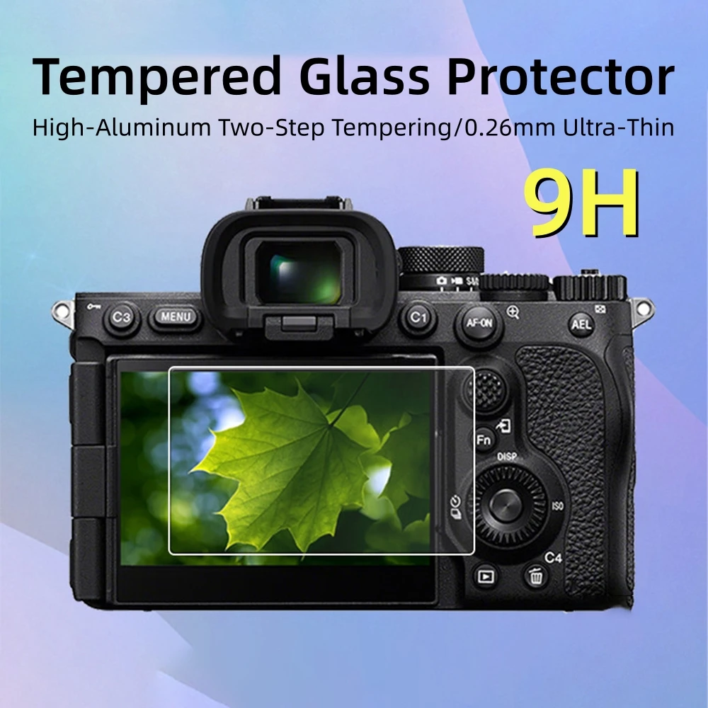 Camera Tempered Glass Screen Protector Protective Film for Sony A7C II A7 IV V A7R V A6400 ZV‑E10 II RX100 VII A7M4 Accessories