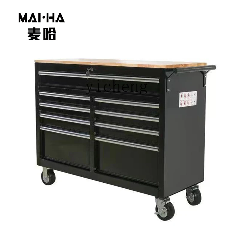 Zf New Heavy-Duty Toolbox Workshop Maintenance Multi-Function Trolley Mobile Workbench