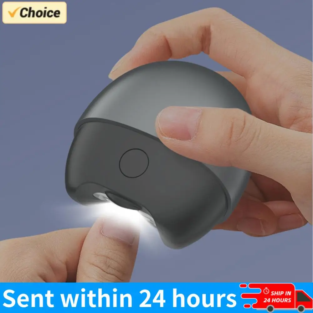 

Электрическая автоматическая машинка для стрижки ногтей с подсветкой и контейнером для сбора обрезков, перезаряжаемая, для пожилых людей и взрослых