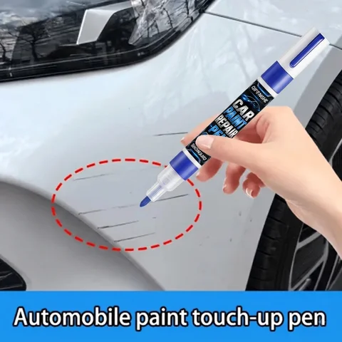 Car Touch Up Paint Pen White Auto Scratch Repair Brush Paint Chip Fix Color Match DIY Repair for Car Truck SUV Motorcycle 20g