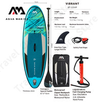 AQUA MARINA VIBRANT Teenagers Children's Sup Surfboard 2.4m Daily Leisure Aquatic Paddle Board With Safety Foot Rope