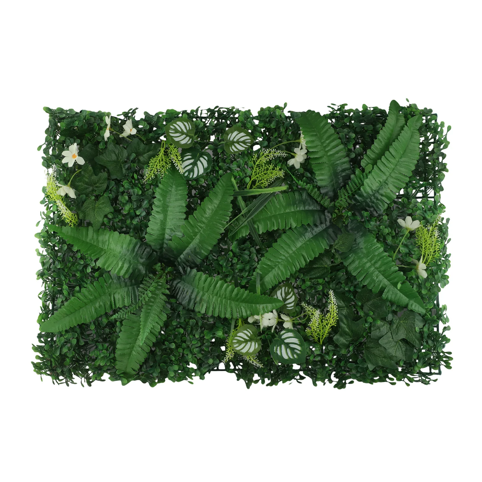 Artificial Plants Grass Wall Panel Boxwood Hedge Greenery UV Protection Green Decor Privacy Fence Backyard Screen Wedding