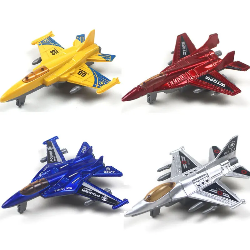 

1PCS Pull Back Aircraft Children's Camouflage Pull Back Fighter Model Toy Boy Military Aircraft Model Gift For Children