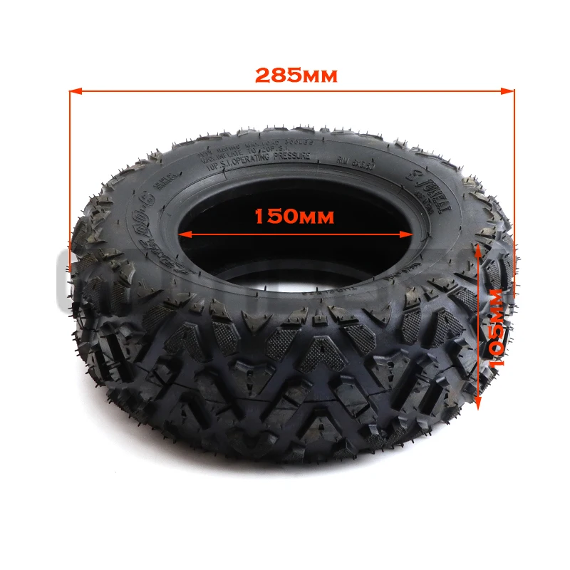 13x5.00-6Inch Thickened Tire Tubeless Tire Suitable For ATV Quad Bike Gokart Acooter Mini Off-Road Vehicle Lawn Mower Motorcycle