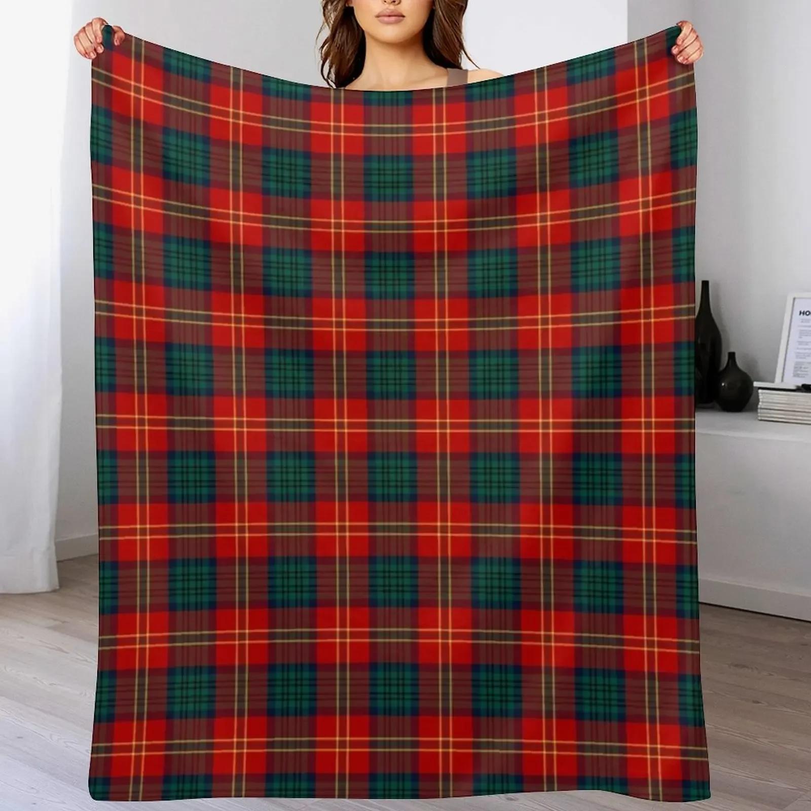 

Clan Connolly Dress Tartan Throw Blanket Moving Cute Plaid Sofa Blankets