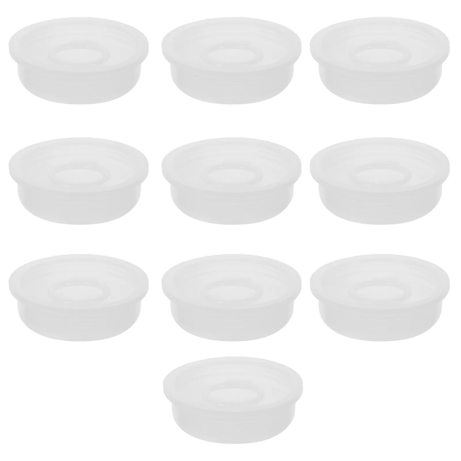 10Pcs Plastic Chemical Bucket Lid with Pull Ring Sealing Inner Plug 20-25L Leak Proof Screw Seal Lid for Paint Storage Pet Food