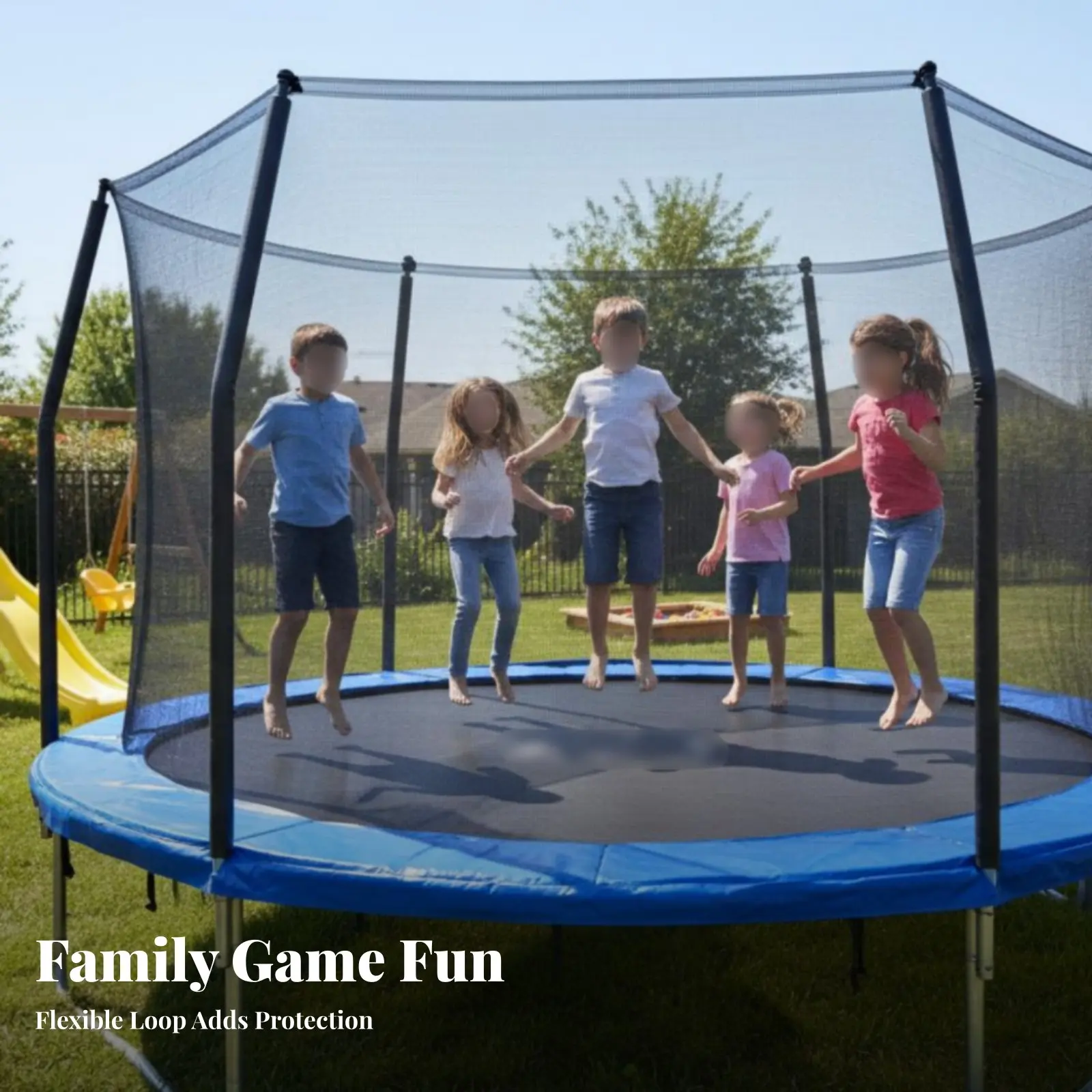 

Защитный мат для батута, противоударный, с губчатой подкладкой, для детей, для использования на заднем дворе