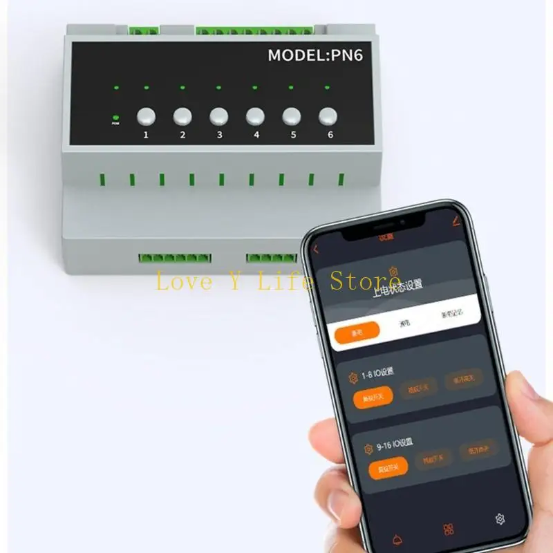 

L74C 6 Channel Relays Switches Module Intelligent Appliance Control Module Intelligent Home Networks Switches Module Controller