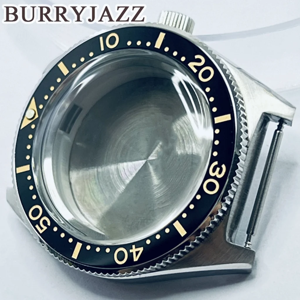 Imagem -02 - Burryjazz Waterproof Stainless Steel Ver Case Cerâmica Bezel 41 mm Nh35 Nh36 Nh34 Nh38 Nh70 Nh72