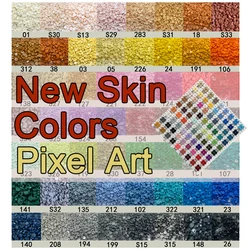 500PCS/LOT Flat Tile 1x1 Round Circle 98168 Increase Skin Color More Suitable for Making Portrait Pixel Paintings of People
