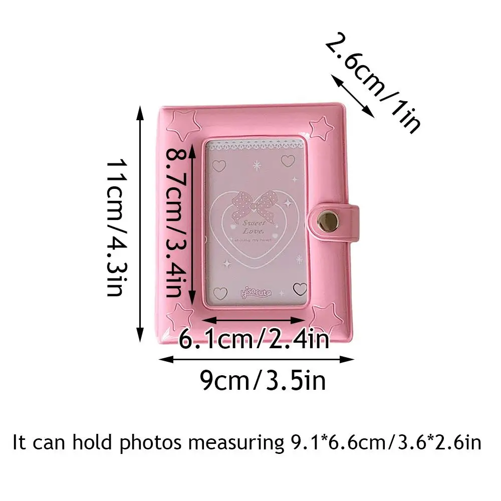 3 Inch 40 Slots Photo Album Collector Book Star Photocard Holder Card Holder Korean Album Cards Binder Hollow Clear Card Holder