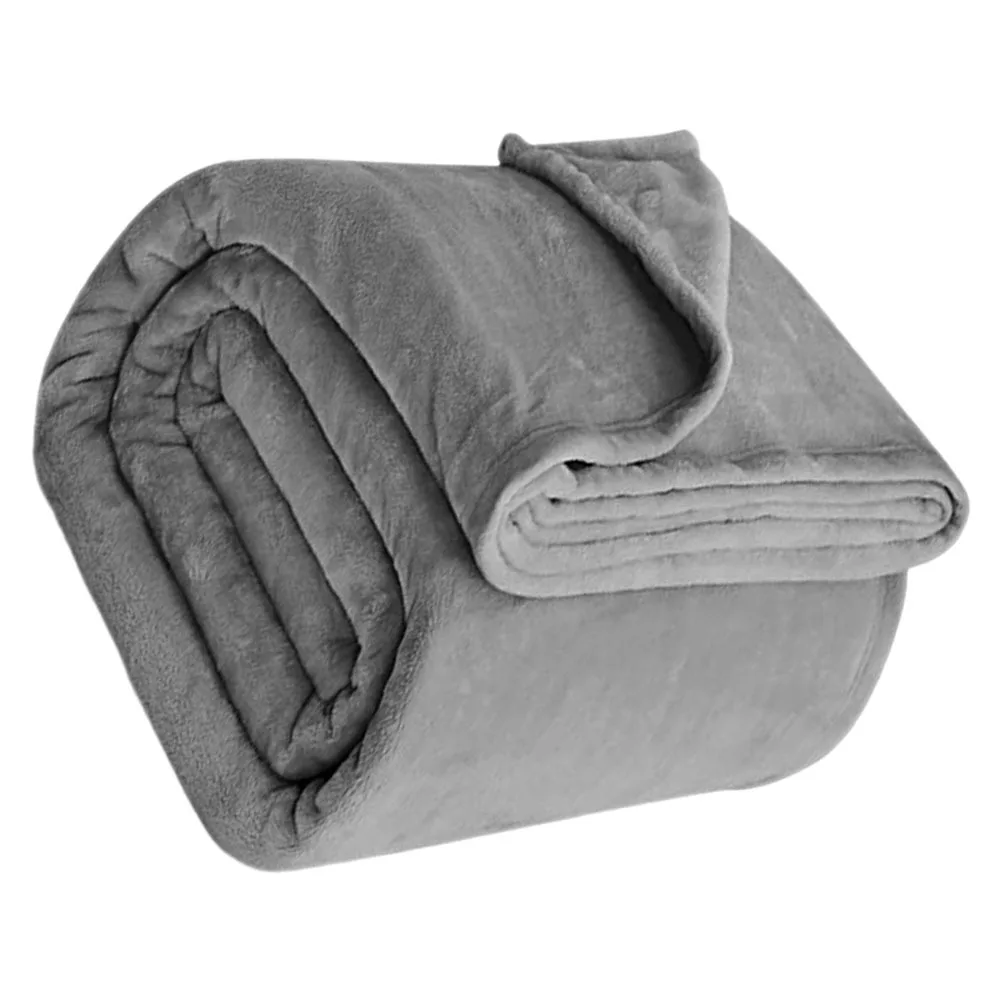 

Flannel Throw Blanket Cozy Warm Bed Nap Comfortable Sofa Sleeping Blanket For Office Home Travel Car 150X110Cm
