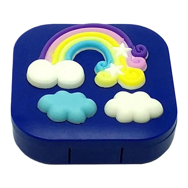 Tooth Keepsake Box Rainbow Teeth Storage Holder Cloud Teeth Storage Holder Creative Lost Tooth Holder Adorable For Girls And