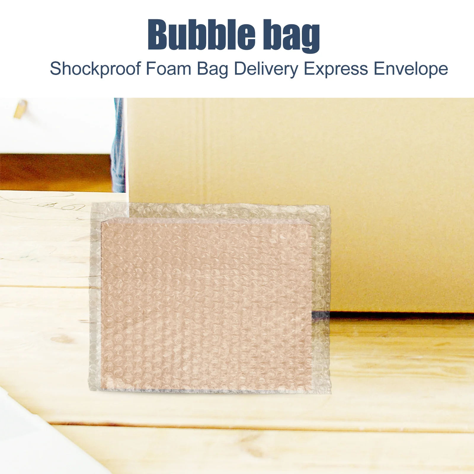 100Pcs Protective Bubble Bags Thickened Durable Self Seal Mailers Anti-Shake Packaging Bags for Shipping Storage