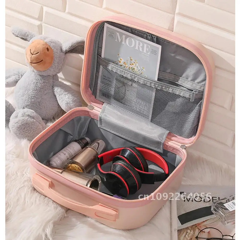 

14 Inch Cosmetic Compressive Small Women Material Bag Size:30-15.5-23cm Travel Luggage Suitcase