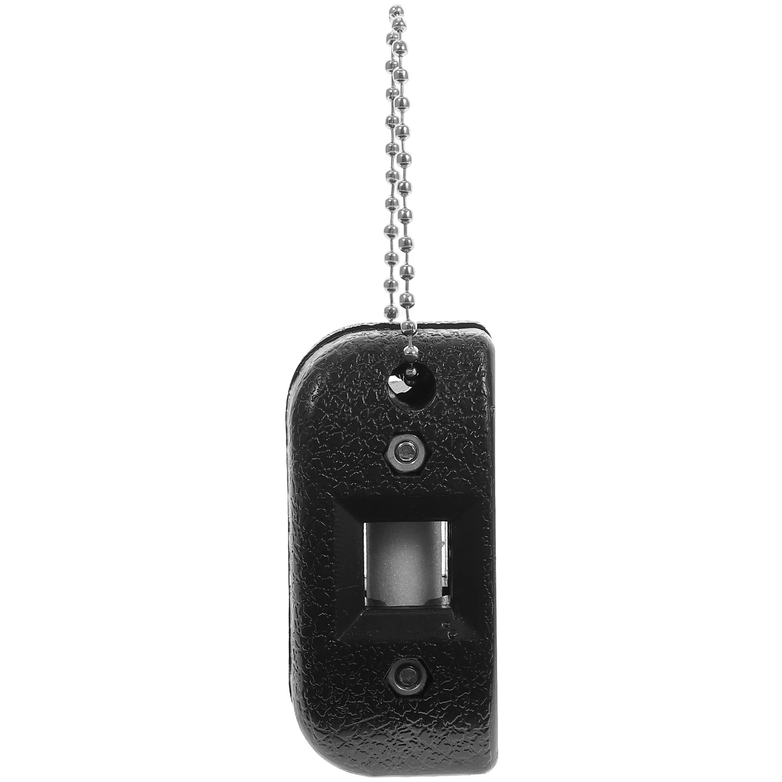 

White Sandstone Ice Skate Sharpener Black Bag Adjustable Screw Width Key Chain Hockey Skates Inline Shoes Maintenance Tool