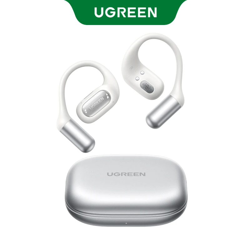 UGREEN FitBuds open oortelefoon oortelefoon, oorhaak TWS True-Wireless Bluetooth 6.0 draadloze oordopjes, ruimtelijk audio, 30 uur afspelen