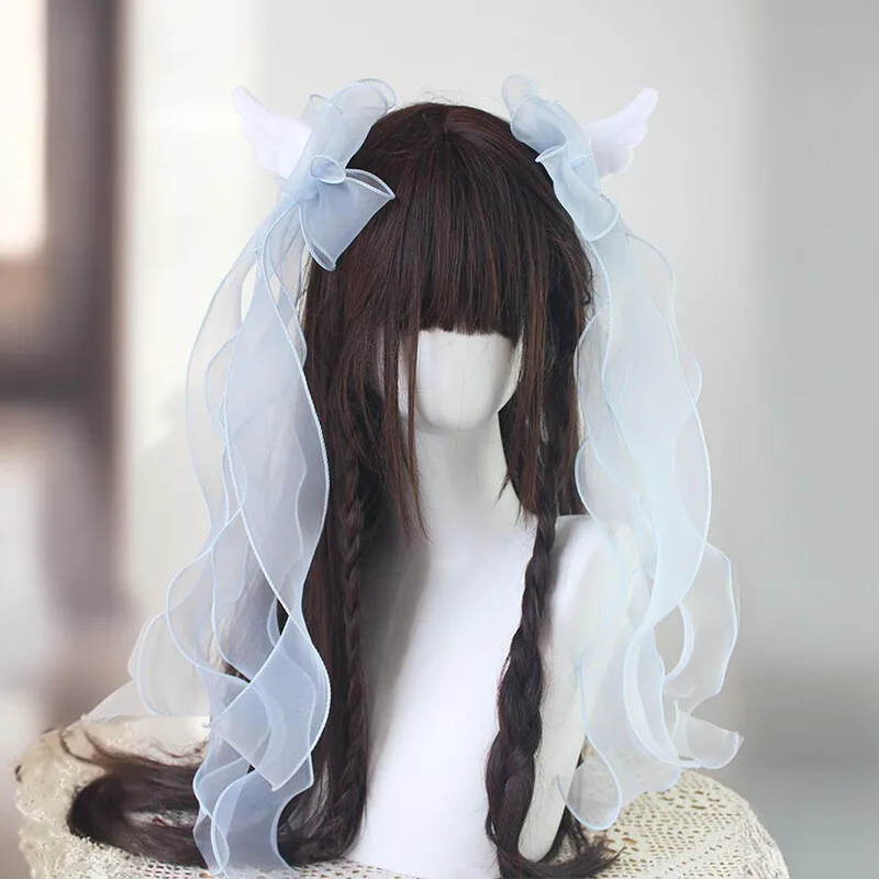 Angel Wing Big Bow Hair Clip Girls Gothic Hairpin Barrettes Hair Ribbons Personality Party Performance Hairpin Hairwear - view 5