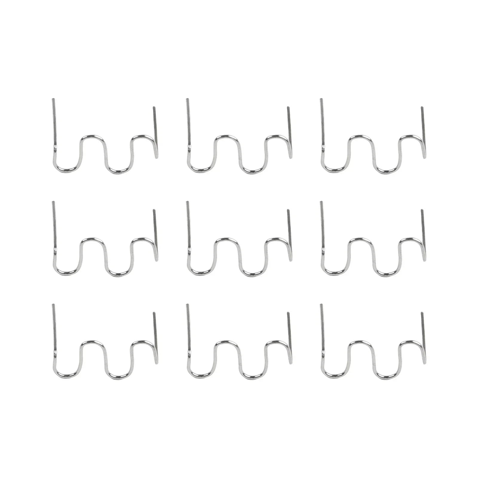 Imagem -02 - Staples Flat Wave Stainless Steel Plastic Welding Tool Hot Staples Corner Staples Acessórios 0.8 mm 0.6 mm 500 Pcs