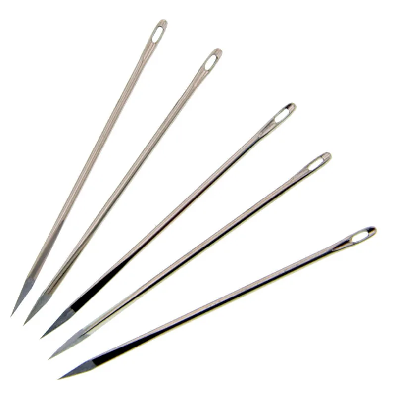 10PCS DIY Leather Triangular Needles Leather Fur Special Stainless Steel Shaped Pin Stitch Needlework Sewing Supplies