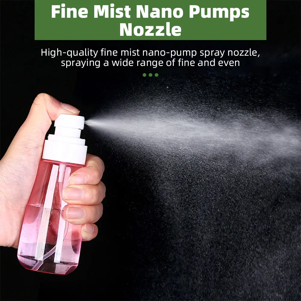 Flacone Spray da 30/60/100ml flacone diviso flaconi da viaggio riutilizzabili con coperchi per contenitori cosmetici per imballaggio di liquidi alcolici