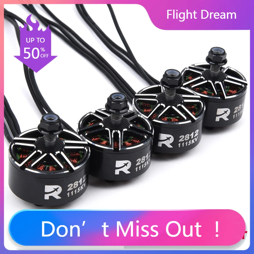 

NY4PCS 2812 900KV 1115KV 3-6S Brushless Motor for RC Multirotor XL7 APEX Mark4 7" 8" 9" FPV Long Range Racing Drones DIY Part
