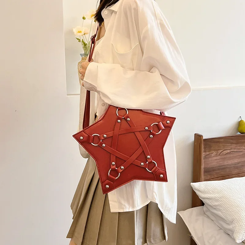 

2025 Brand New! Women's Distinctive Small Bag – Fashionable Star Shoulder Bag with Rivet Details, Trendy Crossbody Style