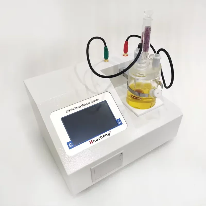 Huazheng Electric HZKF-2 Oil Water Content Tester Karl Fischer (Coulomb) Method Trace Moisture