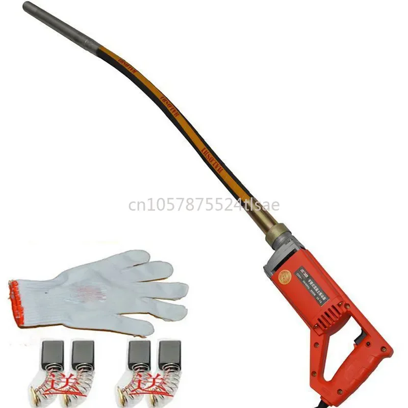 Electric Cement Soil Concrete Vibrator Mixer Machine 35mm Stable Voltage Concrete Vibrator Motor Construction Tool