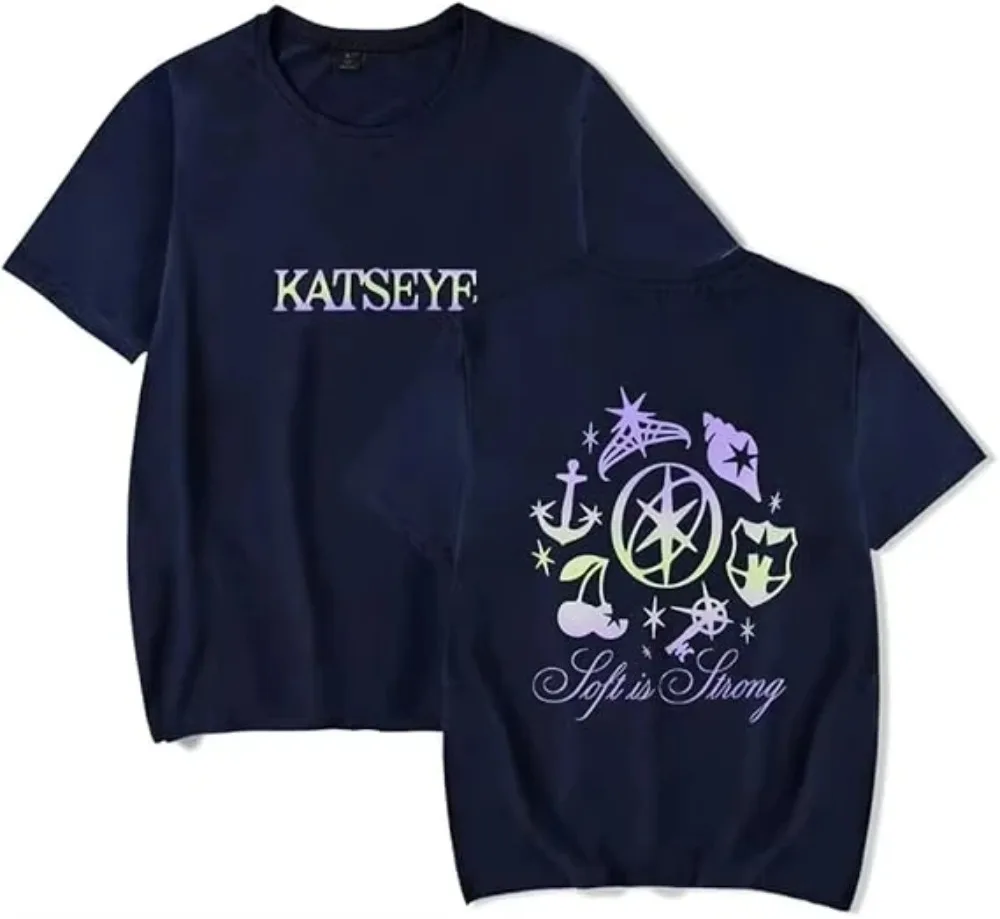 2026 Katseye Merch Distressed T-Shirt Unisex Pop-Musik Kurzarm-Shirt Mode Harajuku Kawaii T-Shirt Damen Y2K Kleidung ﻿ – Detail 7