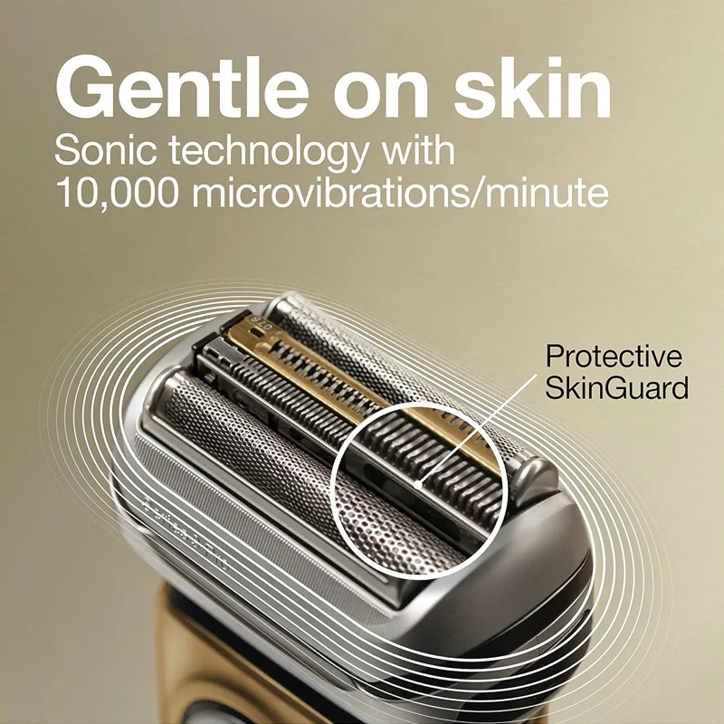 ماكينة حلاقة كهربائية براون S9 PRO 9619s ماكينة حلاقة ترددية قابلة للشحن للرجال ماكينة حلاقة رطبة وجافة مزدوجة الاستخدام رأس عائم