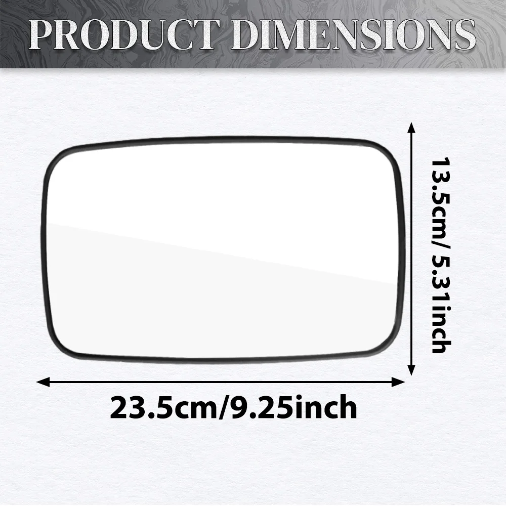 1pc Forklift Reversing Mirror Rear View Reflector Convex Mirror for Forklift Truck Car Trailer RV Excavator 235x135mm Left=Right