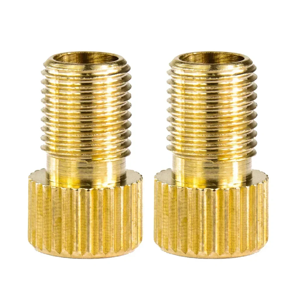 2/5/10PCS Valve Adapters Presta to Schrader for MTB Motorbike Big Wheel Bikes Golden Inflation Accessories image 4