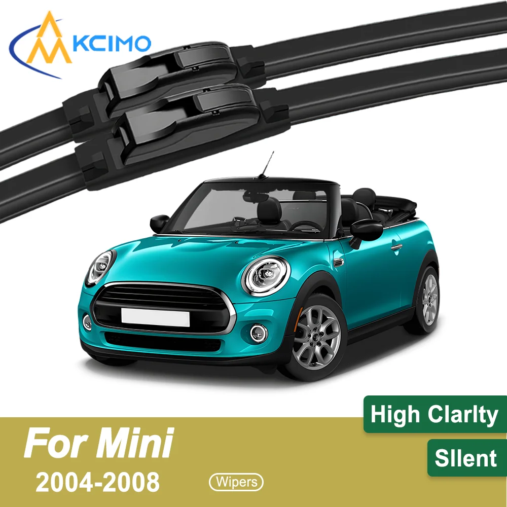 

2-Pack Superior Wiper Blades for Mini Convertible Mk I R52 2004-2008 All-Season Durable Quiet Wiping Uninterrupted Visibility