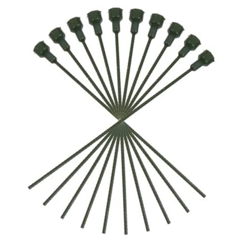 

AA50-10Pcs Flower Extension Pole House Plants Water Hose Indoor Plants Extension Flower Stem Plastic Flower Stems