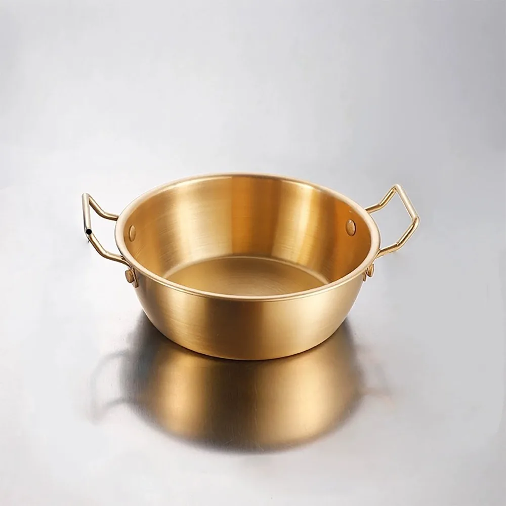 Rustless Steel Snack Bowl Round Deep Raised Anti-spill Edge Serving Bowl Thickened Mirror Polished Food Basin Yogurt Containing