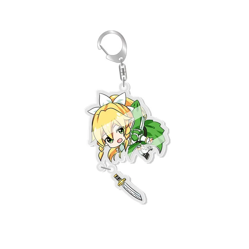 New In 2022 Sword Art Online Acrylic Keychain Anime Cartoon  Kirito Asuna Krito Pendant Acrylic Pendant Fan Gift