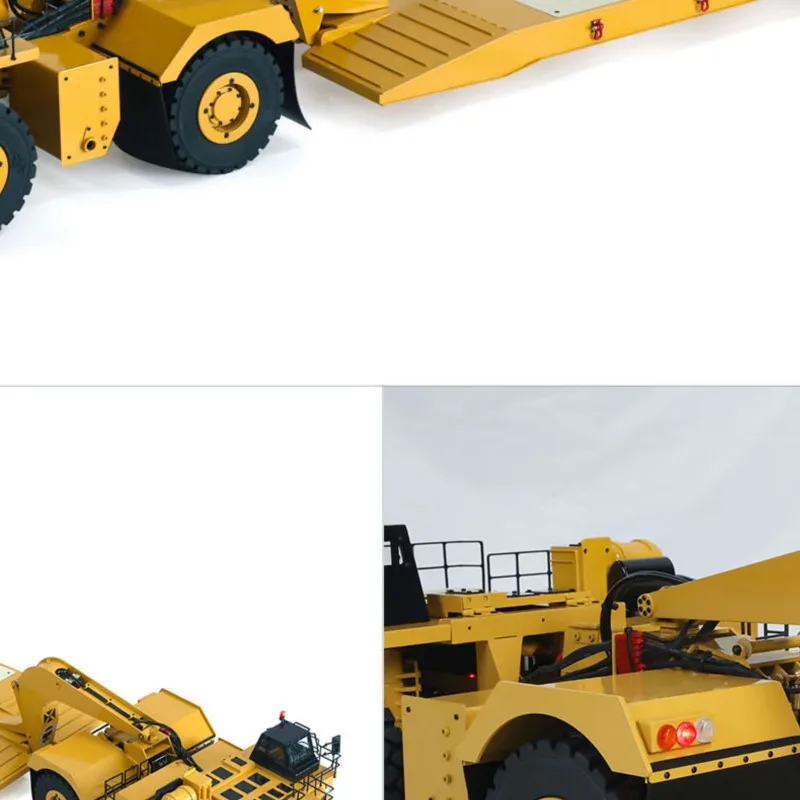 

C739D Metal 1/20 RC Heavy Duty Hydraulic Mining Trailer PRO Gooseneck Car Remote Control Construction Machine RTR Battery