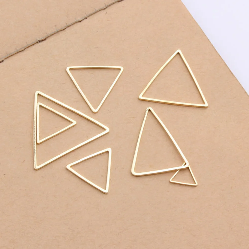 

60 шт., геометрические серьги, подвески, металлические аксессуары для изготовления ювелирных изделий своими руками для женщин, золотые висячие серьги, декор, ювелирные изделия для ушей, подвески