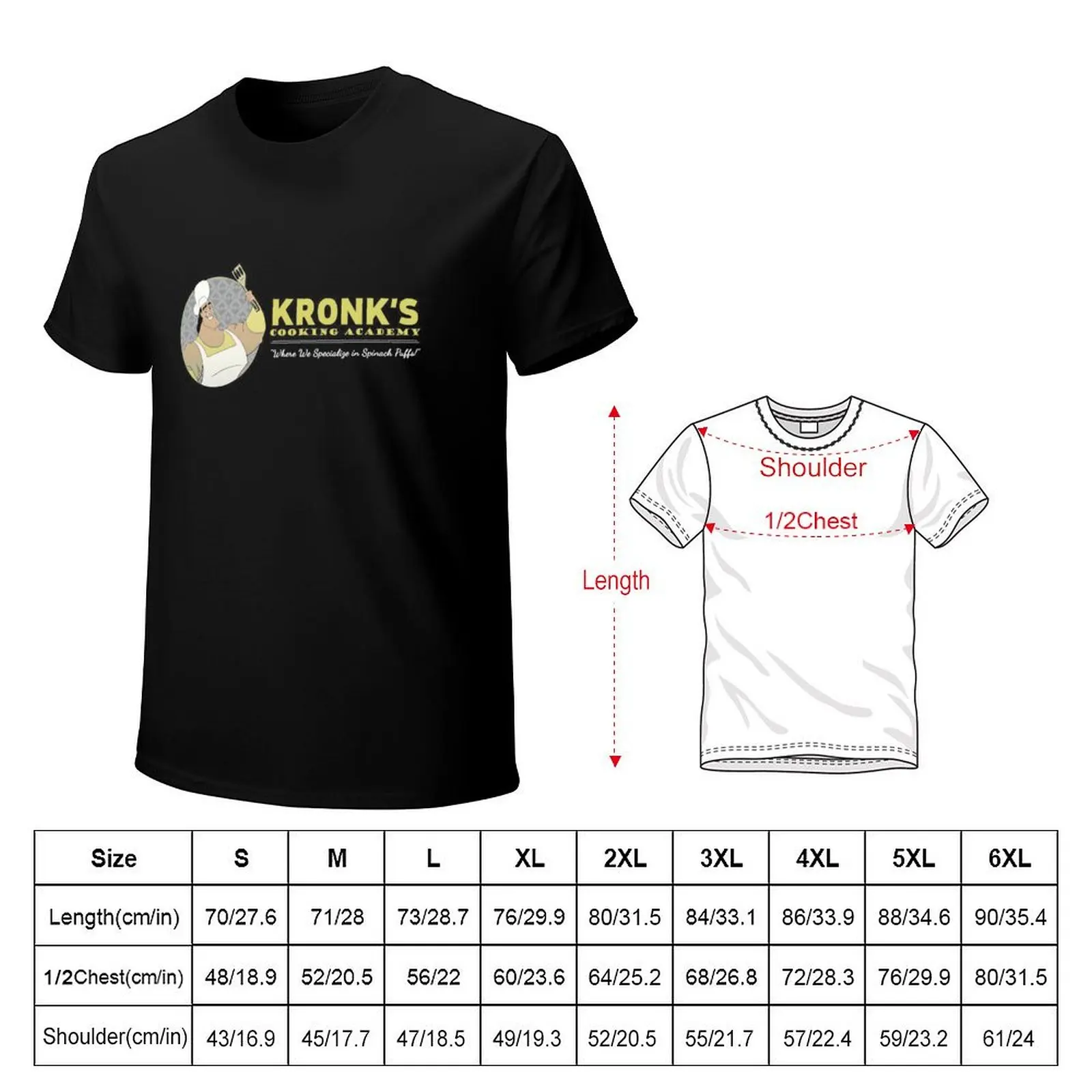 Kronks Cooking Academy T-Shirt Durable Work Wear T-Shirt
