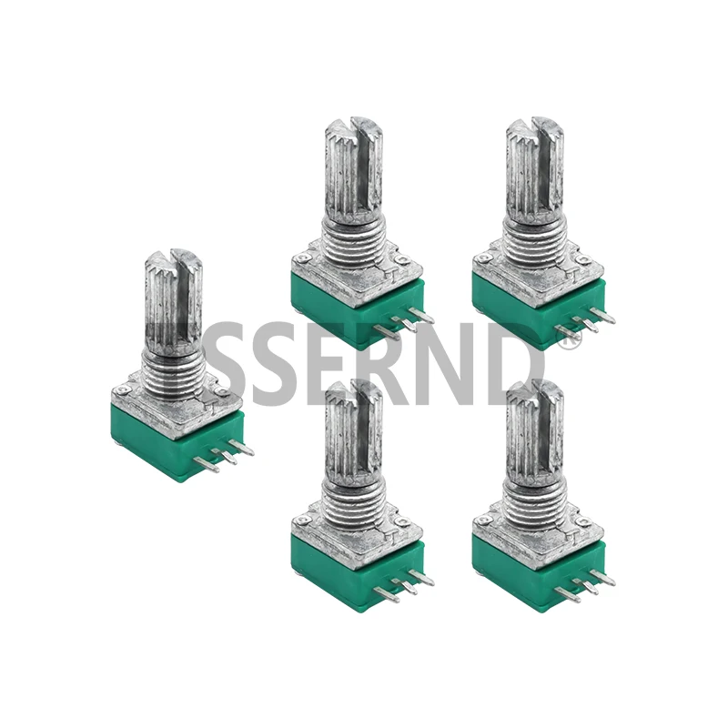5 Stücke Potentiometer Industrieschalter RK097 RK097N 3Pin B1K 5K 10K 20K 50K 100K 500K Schalter Audio Welle 15mm Verstärker Abdichtung