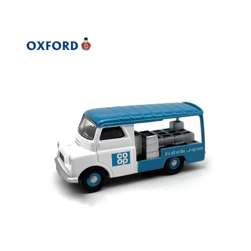 

OXFORD Diecast 1:76 Scale Bedford CA Milk Carrier Alloy Car Model Finished Product Simulation Toy Collection Static Model