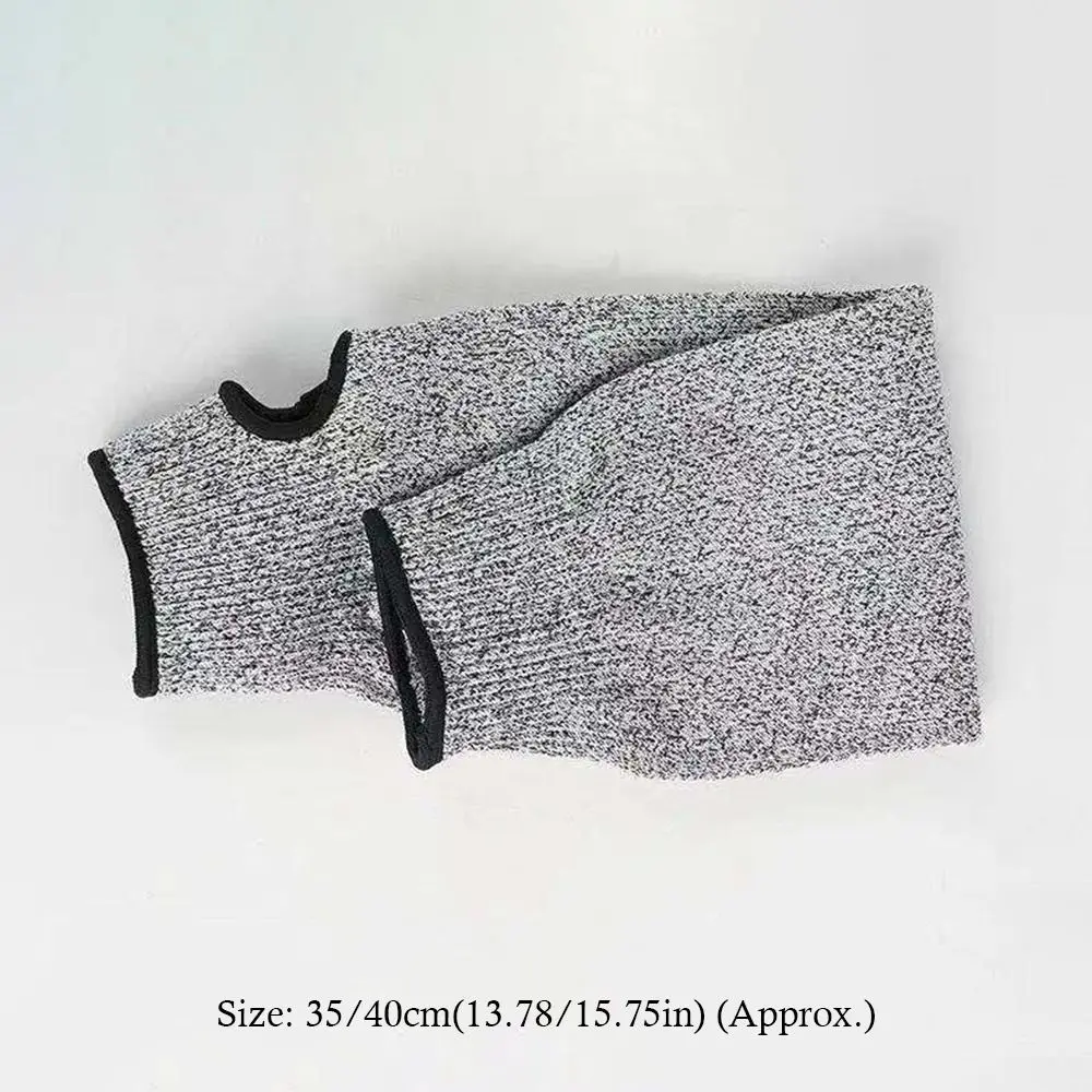 1Pc Durable Cut Resistant Anti-cut Gloves Anti-Puncture Level 5 Safety Work Gloves Flexible HPPE Arm Sleeve Cover