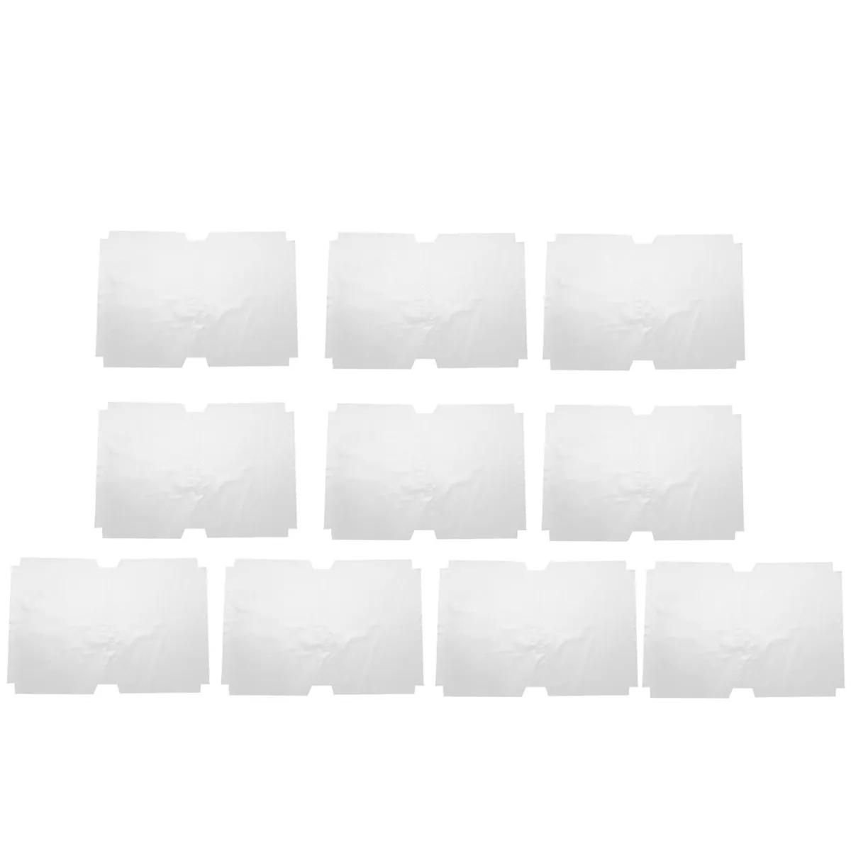 

10Pcs Grease Dust Proof Clear Plastic Book Cover Transparent Protective Cover for Student Notebooks Exercise Books Textbook