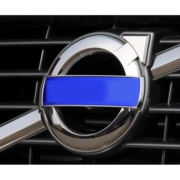 Blue Steer Wheel Sticker Car Emblem Front Grille Sticker For Volvo XC90 XC60 S60 V90 S40 V40 V60 Polestar RDesign Volvo Sticker